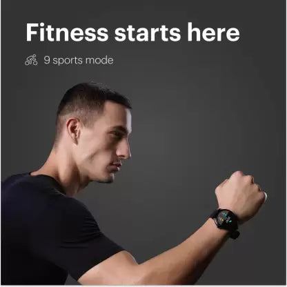Noise Fit Buzz with 1.32inch HD Round Screen, Bluetooth calling and SPO2 Smartwatch (Black Strap, Regular) Noise Fit Buzz with 1.32inch HD Round Screen, Bluetooth calling and SPO2 Smartwatch (Black Strap, Regular)